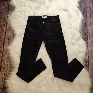 Paige Verdugo Ankle Black Lyocell Denim Mid Rise Skinny Jeans Womens Size 27
